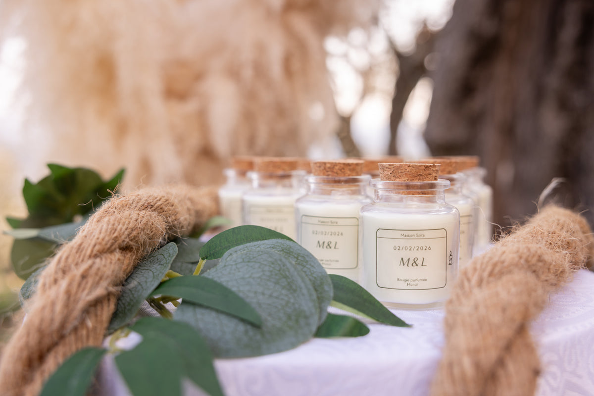 Bougie 40g  personnalisées