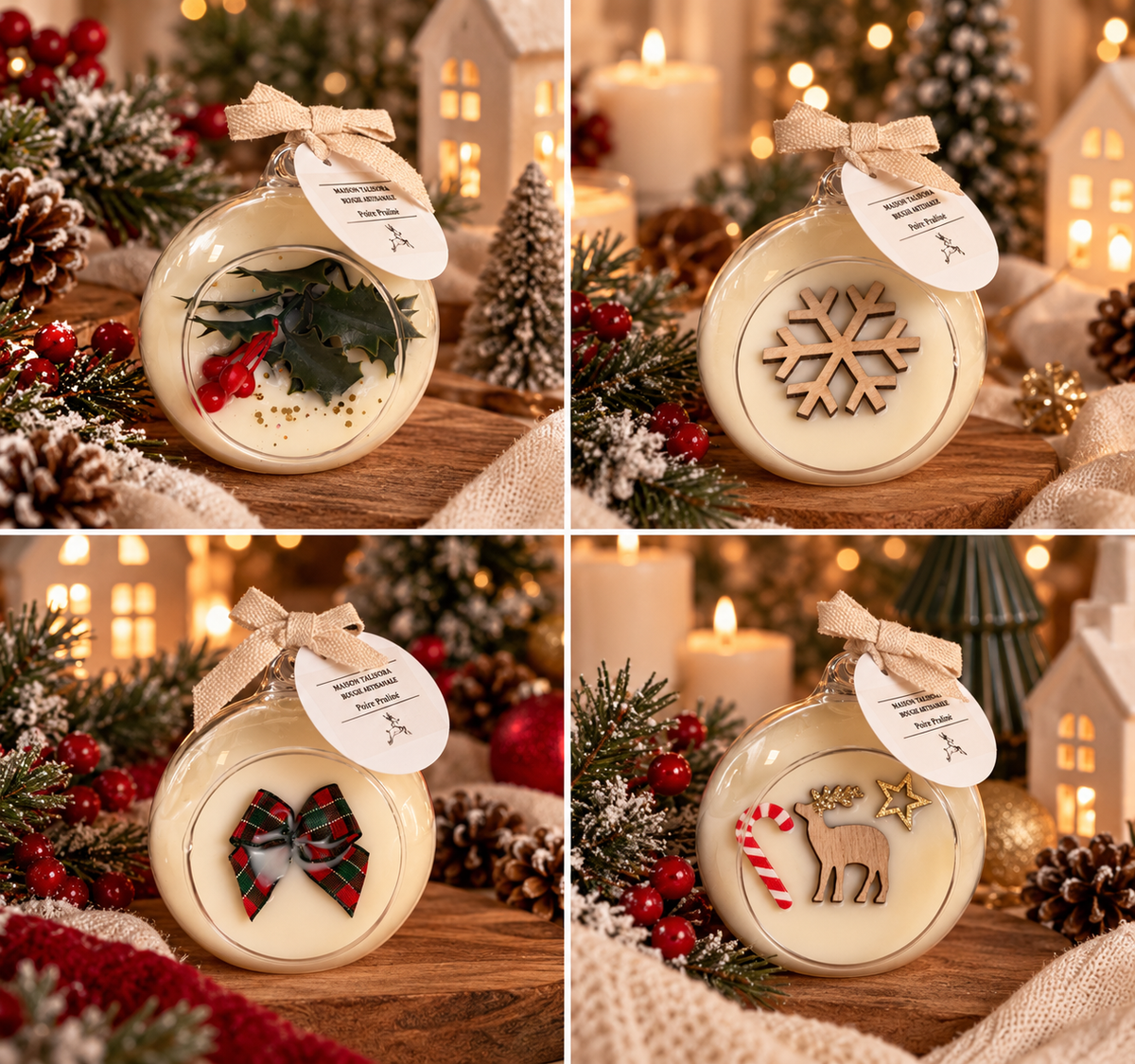 Petite boule parfumée de Noël