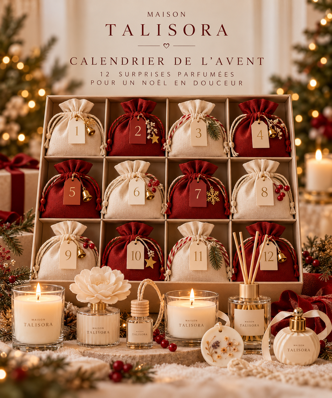 Calendrier de l'avent MIXTE 2026 12 cases