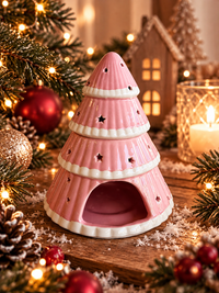 Brûleur sapin rose