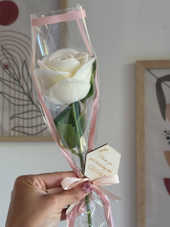 Fleur Rose Merci de m'avoir aidé a grandir