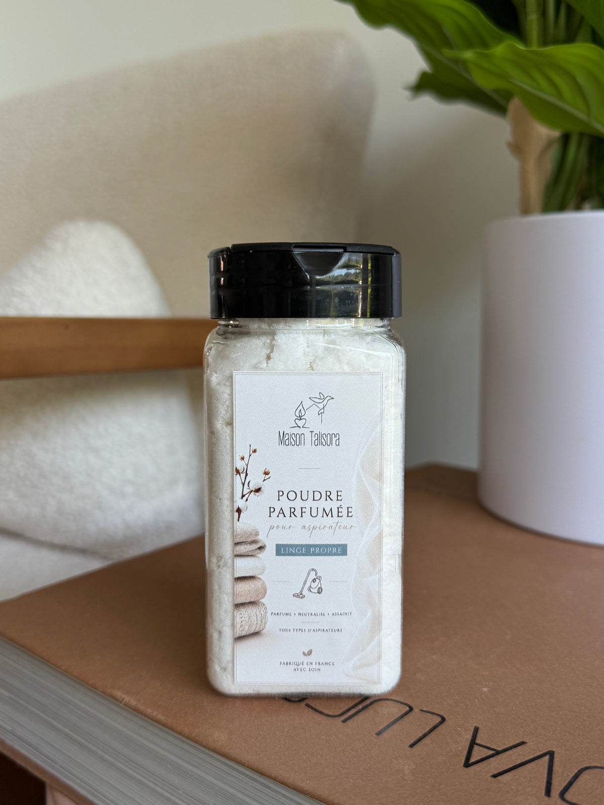 Poudre parfumé aspirateur Linge propre
